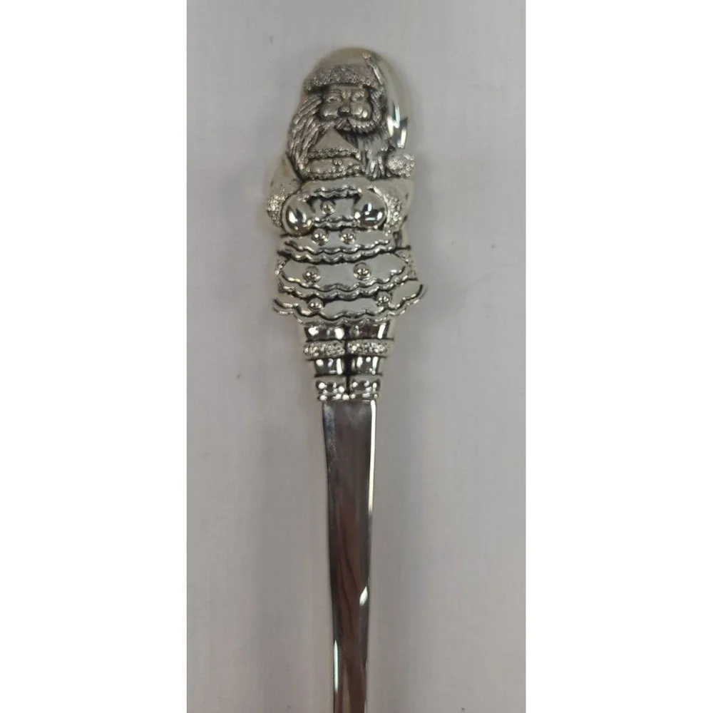 Vtg Santa Claus Silverplate Serving Spoon International Silver Company